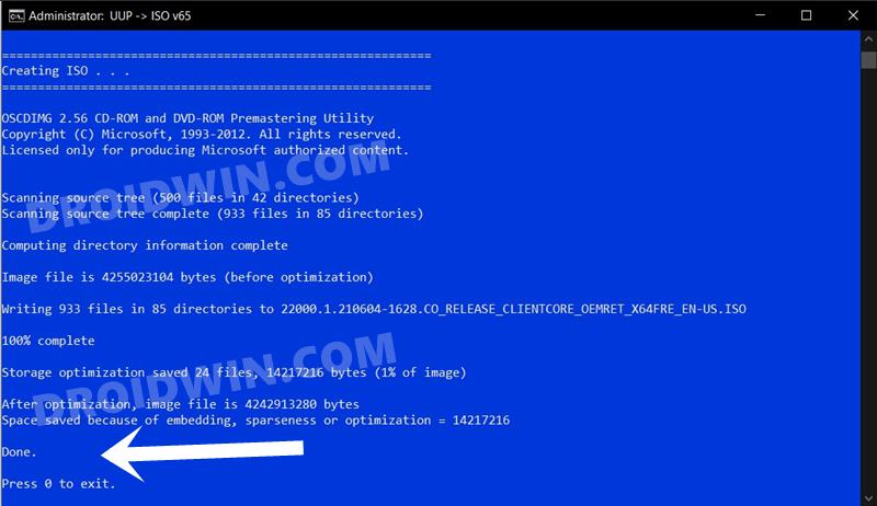 Windows 11 Insider Preview build downlaod complete