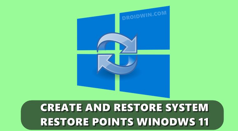 how to create and restore System Restore Point in Windows 11
