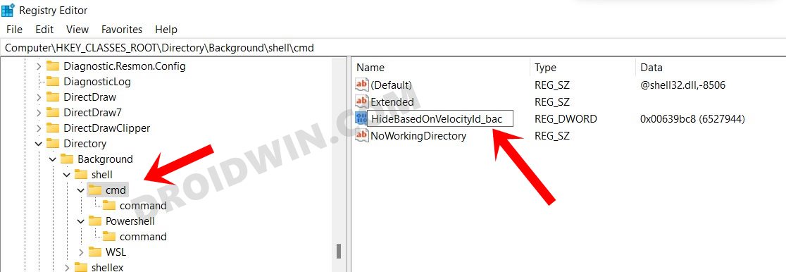 replace powershell with command prompt in windows 11