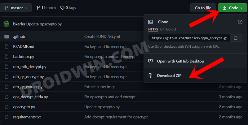 extract oppo realme ofp firmware