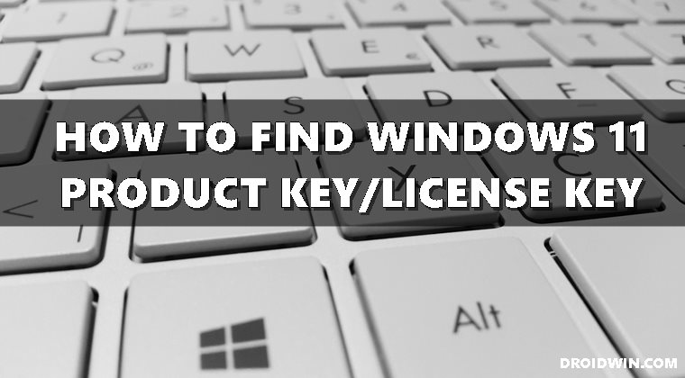 how to find windows 11 product key license key