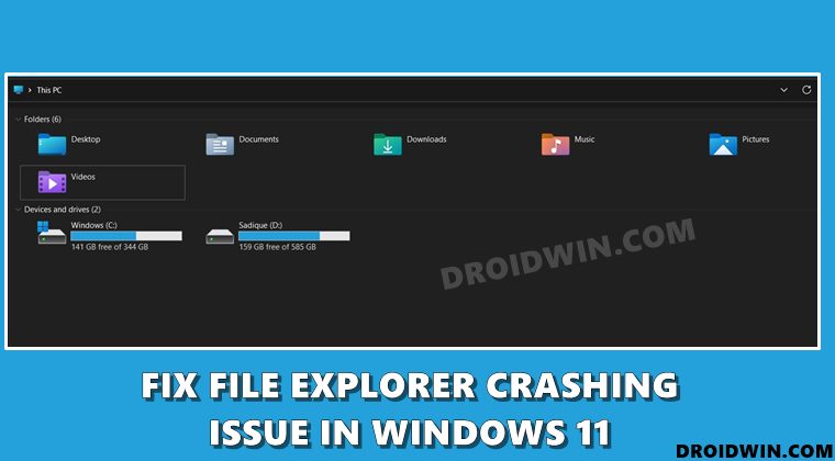how to fix file explorer crashing issue in windows 11