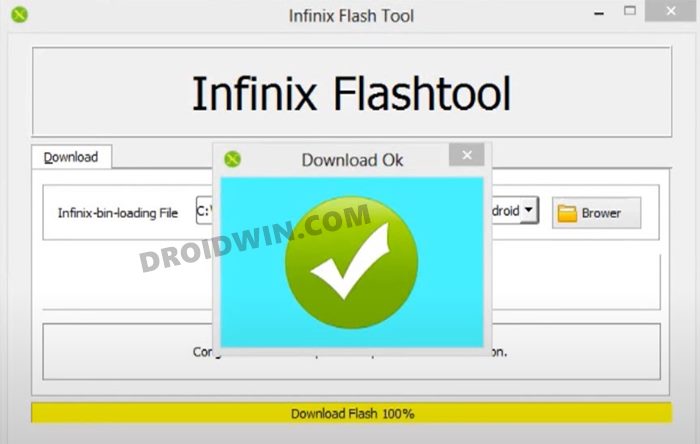 Flash Firmware on Infinix Devices using Infinix Flash Tool   DroidWin - 39