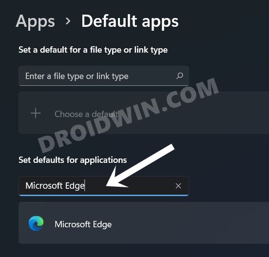 microsoft edge default app windows 11