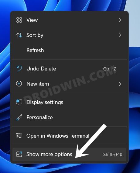 show more windows 11 right click