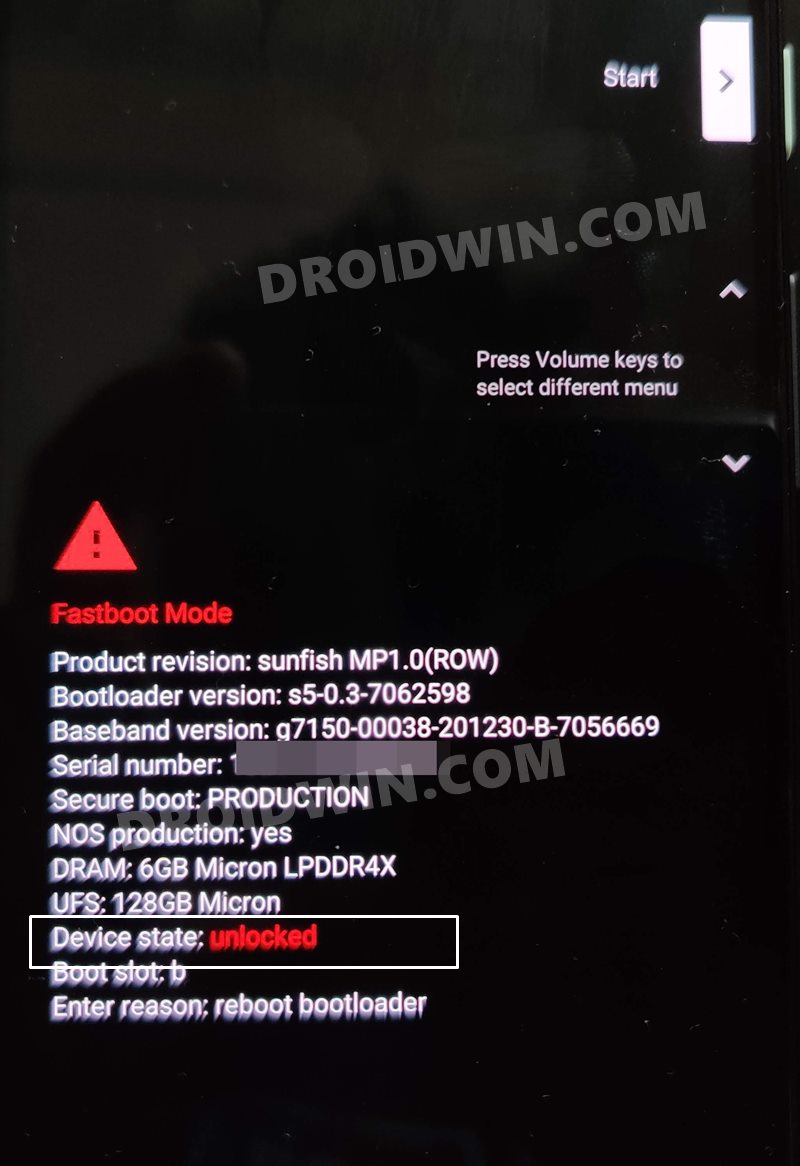 boot pixel 4a to fastboot mode