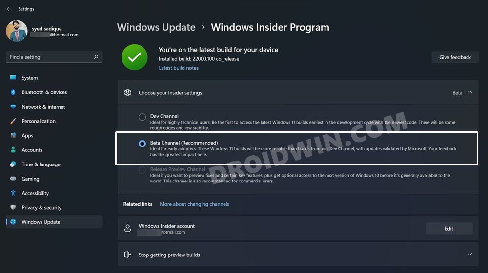 How to Go from Windows 11 Developer Preview to Windows 11 Beta