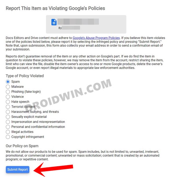 How to Fix Google Drive Russian Spam Notifications