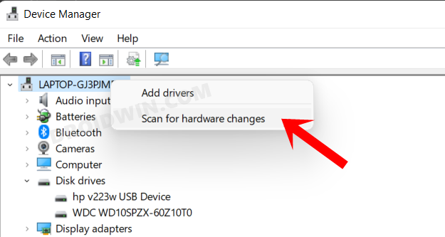 fix usb device not recognized error in windows 11