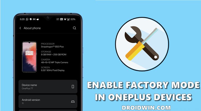 How to Enable Factory Mode in OnePlus