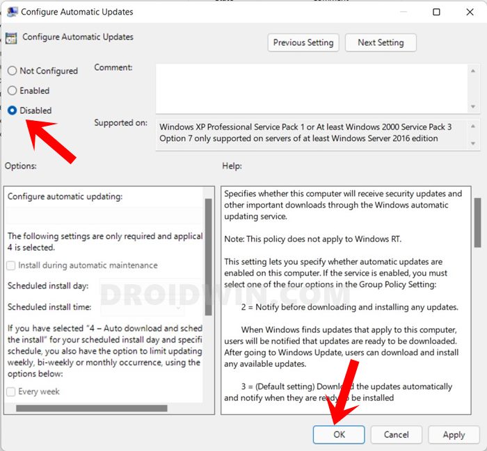 how to disable windows 11 updates