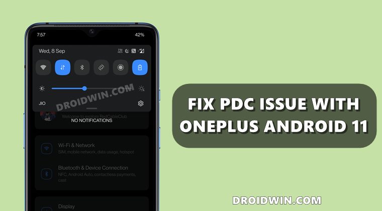 fix pdc not connecting on oneplus android 11