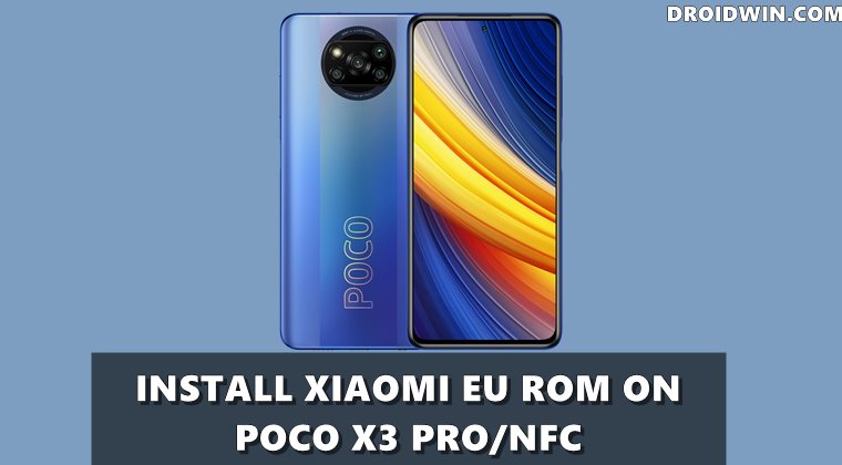 Install Xiaomi EU ROM on Poco X3 Pro