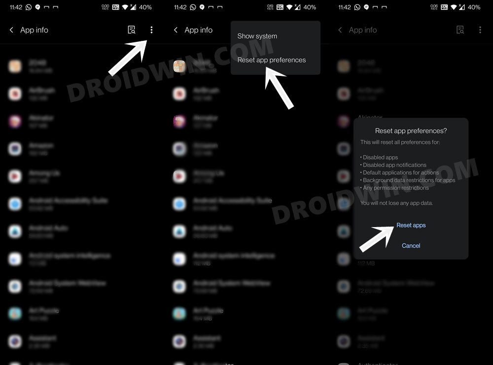 app shortcut disappeared android