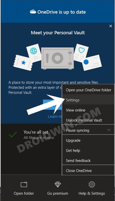 how to disable onedrive sync in windows 11