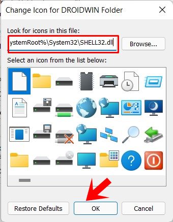 shell32.dll file in windows 11