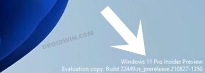 hur man tar bort utvärdering kopiera vattenstämpel från Windows 11