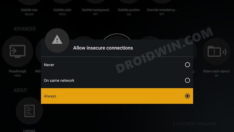 Fix Plex  An unexpected playback problem occurred   DroidWin - 72
