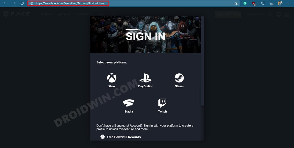 Fix Destiny 2 Friends shown as Blocked on Xbox