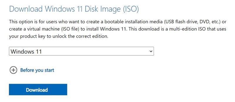 Install Windows 11 Using ISO File and Bootable USB