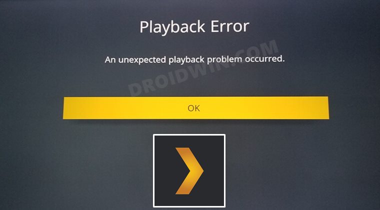 Fix Plex  An unexpected playback problem occurred   DroidWin - 69