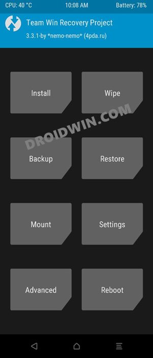 flash android 12 rom on redmi note 10 pro via twrp