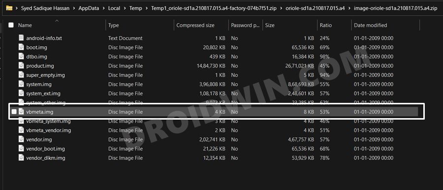 pixel 6 vbmeta file fix Failure to load verify boot images