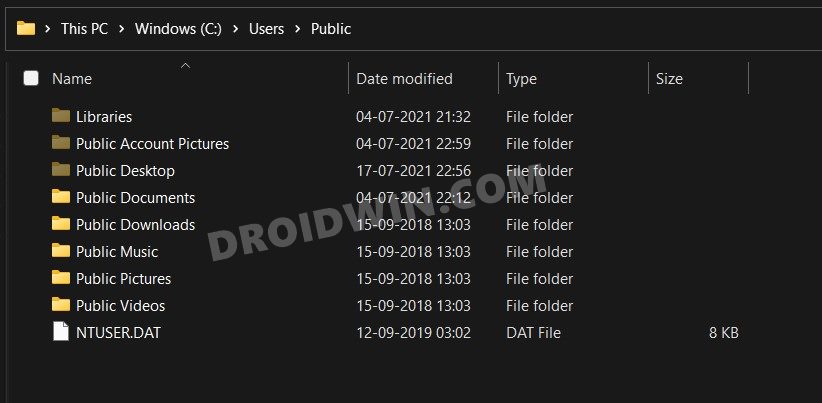 Transfer Files from one user account to another in Windows 11
