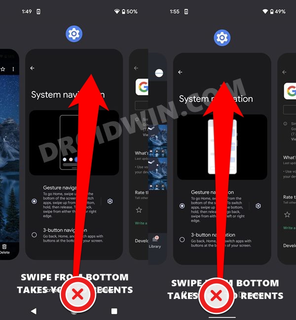 How to See all Installed Apps in Android 12 via Swipe Up Gesture