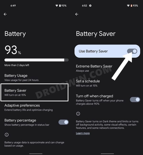 fix battery drain in android 12 on pixel