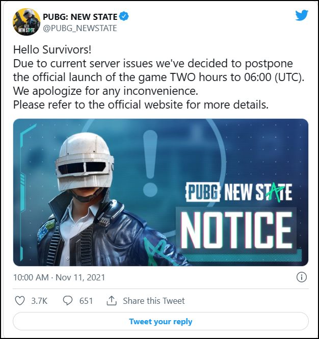 fix pubg new state not working