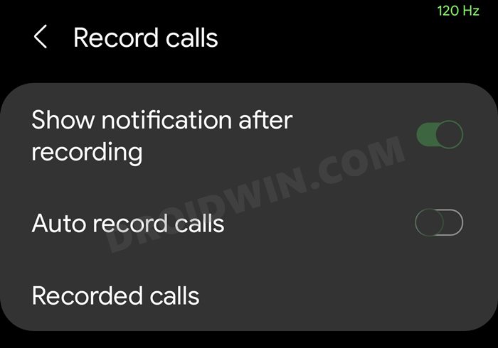 Enable Call Recording on Samsung Galaxy S21 Ultra