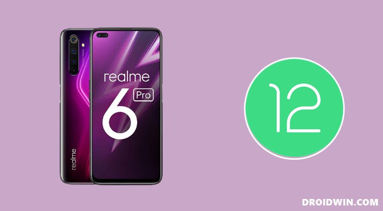 how to install android 12 custom rom on realme 6 pro