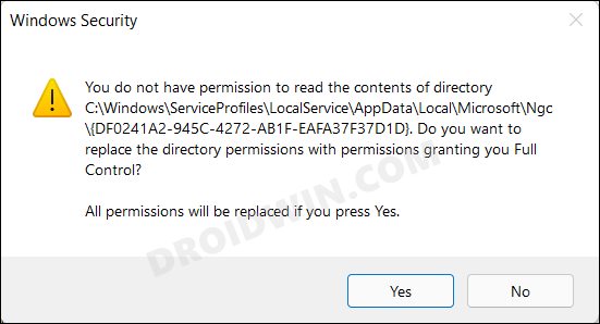 PIN Not Working in Windows 11  How to Delete NGC Folder - 25