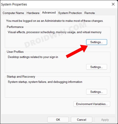 disable animations in windows 11