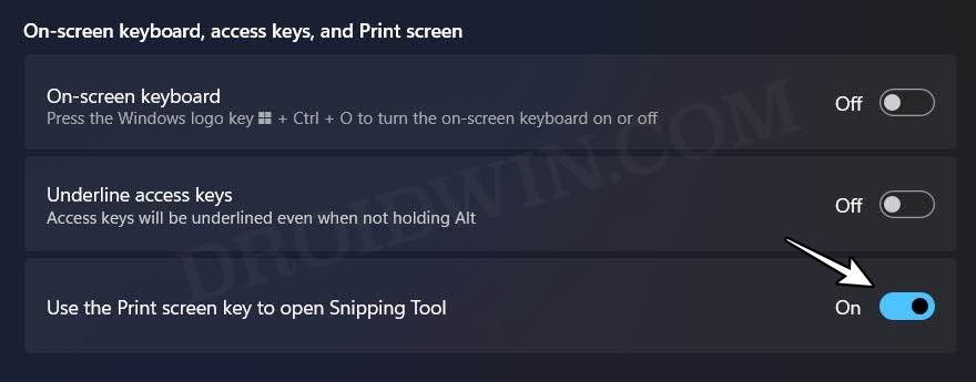 snipping tool not working windows 11