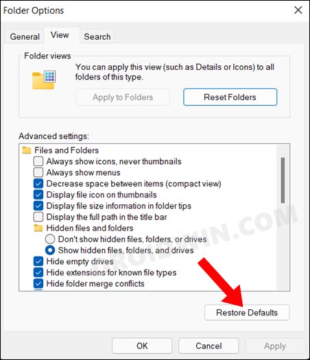 Fix Thumbnails Not Appearing in Windows 11