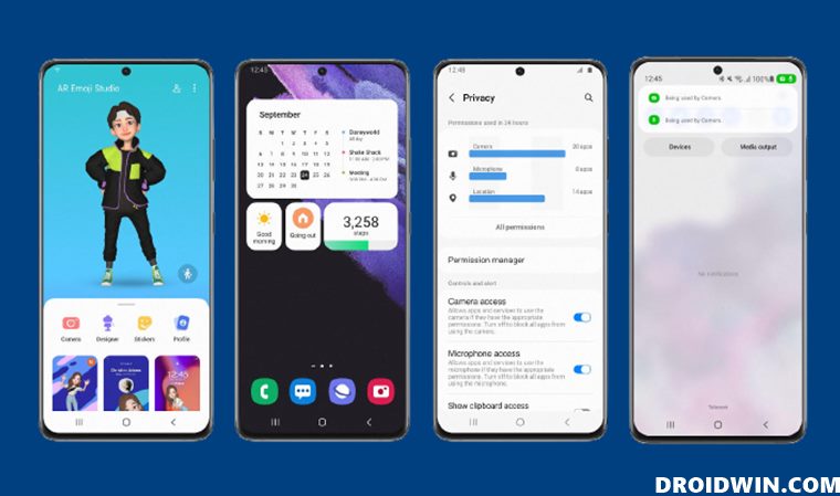 Samsung One UI 4.0 Android 12 features