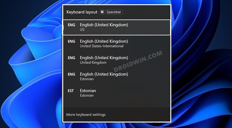 stop windows 11 from automatically adding keyboard layout