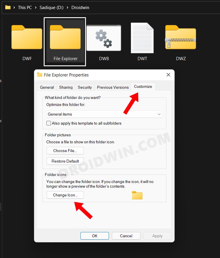 Change Default Startup Folder in Windows 11 File Explorer