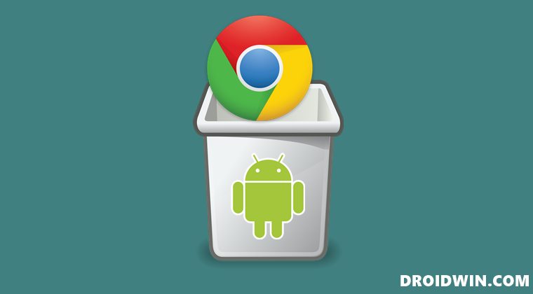 uninstall google chrome from android