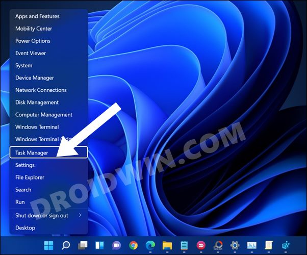 fix task manager not opening in windows 11