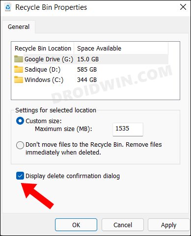 How to Enable Delete File Confirmation Dialog in Windows 11 - 49
