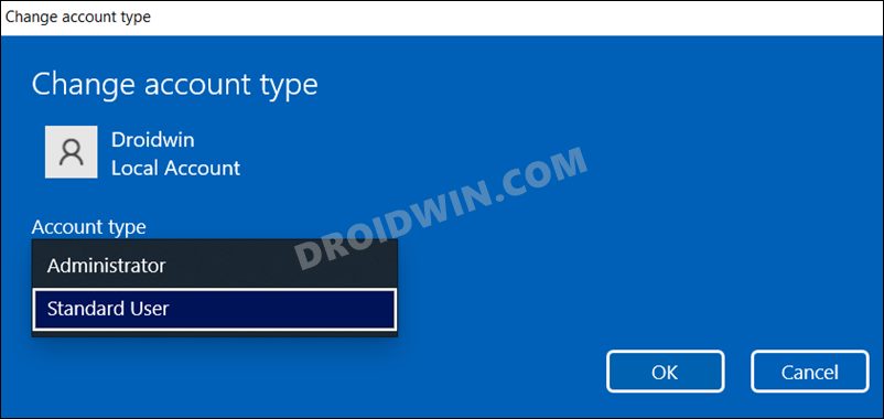 How to Convert Administrator Account to Standard Account in Windows 11 - 57
