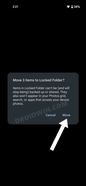 hide images and videos in google photos
