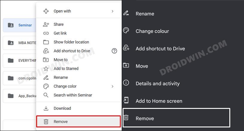 Cannot Delete Files In Google Drive Folder via Finder Mac