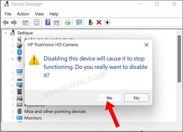 fix Google Chrome Camera not working in Windows 11