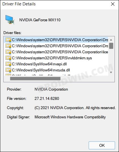 Check Installed Driver Version  Name  Location in Windows 11 - 84