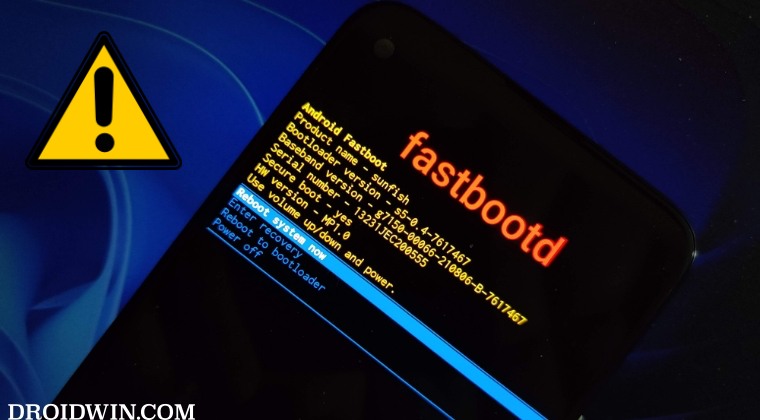 fastbootd issue error fix