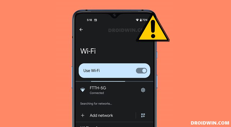 fix WiFi not working in Android 12